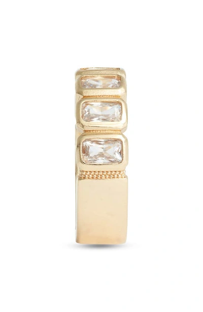 Set & Stones Bryn Cubic Zirconia Band Ring In Gold