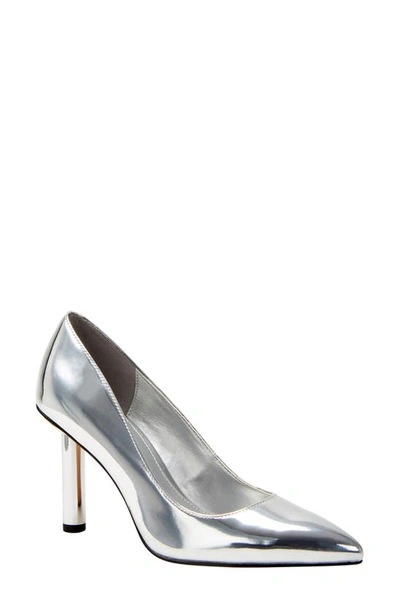 Shop Katy Perry The Canidee Pointy Toe Pump In Silver