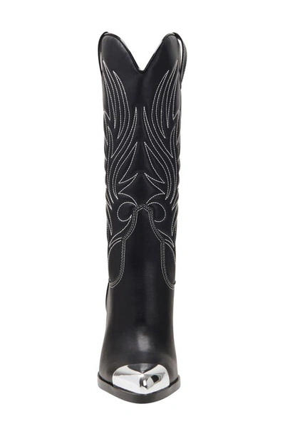 Shop Katy Perry The Zaina Cap Toe Western Boot In Black