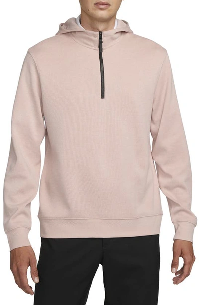 Shop Nike Dri-fit Golf Hoodie In Pink Oxford/ Rose/ Silver