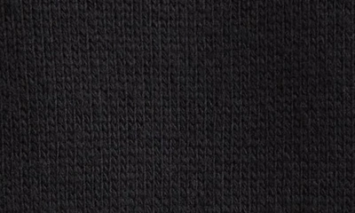Shop Alexander Wang Embossed Logo Short Sleeve Crop Sweater In 001 Black
