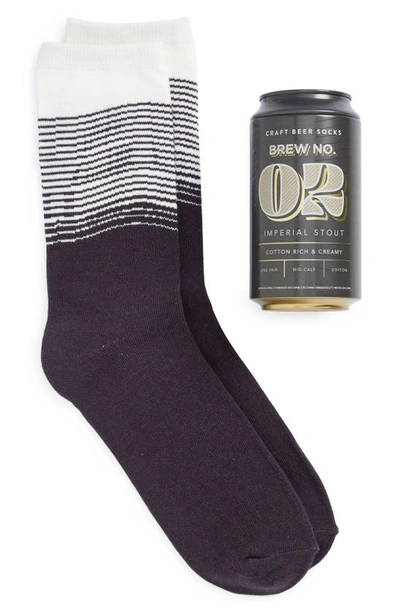 Shop Suck Uk Imperial Stout Canned Socks In Black