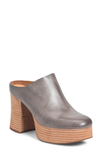 Shop Kork-ease Veronica Platform Mule In Grey F/ G