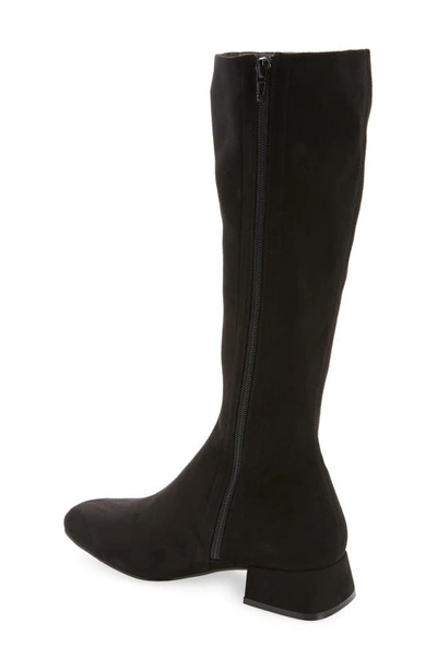 Shop Jeffrey Campbell Allured Knee High Boot In Black Suede