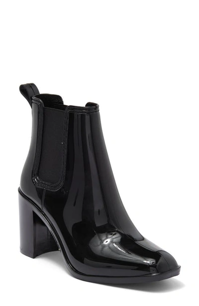 Shop Jeffrey Campbell Hurricane Chelsea Boot In Black Shiny