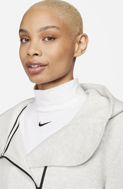 Shop Nike Sportswear Tech Fleece Zip Hoodie In Light Grey/ Heather/ Black
