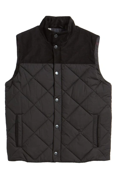 Shop Barbour Elmwood Quilted Vest In Black
