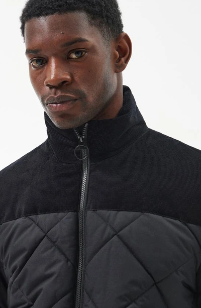 Shop Barbour Elmwood Quilted Jacket In Black