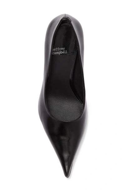 Shop Jeffrey Campbell Formation Pointed Toe Pump In Black