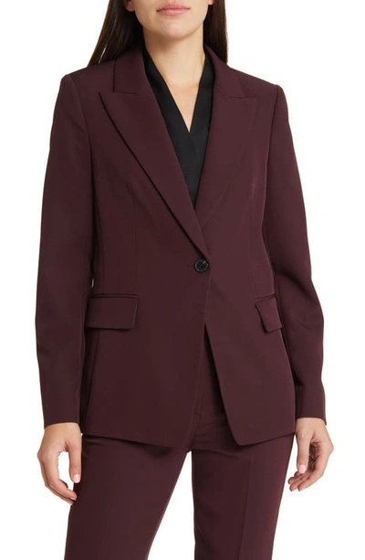 Kobi Halperin Jordi Twill Jacket In Beet