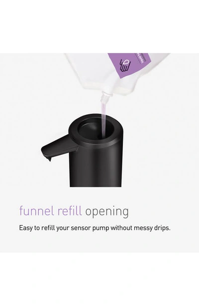 Shop Simplehuman Rechargeable 9-ounce Liquid Soap Sensor Pump In Matte Black