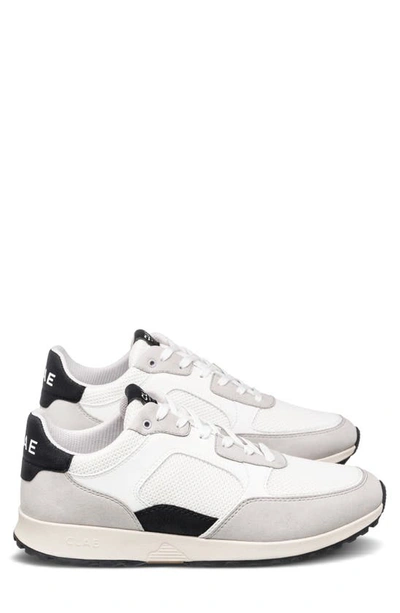 Clae Joshua Sneaker In Microchip White Black