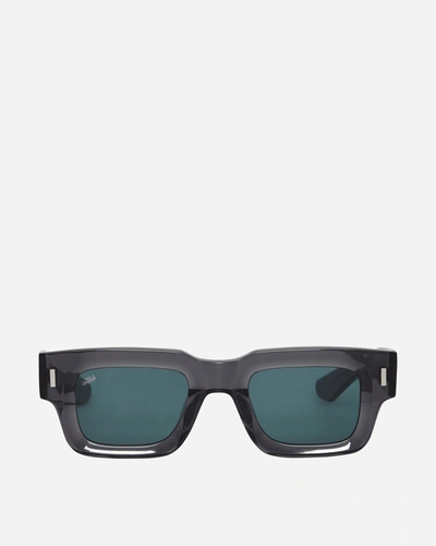 Shop Akila Ares Sunglasses Cement / Viridian In Grey