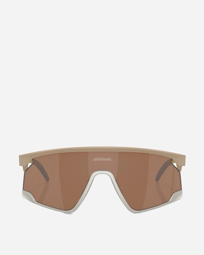Shop Oakley Bxtr Sunglasses Prizm Tungsten / Matte Terrain Tan In Beige