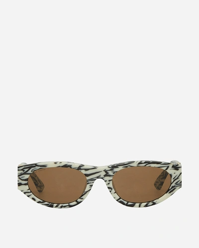 Shop Akila Freddie Gibbs Vertigo Sunglasses Zebra In White