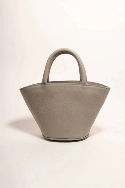 Shop Sprwmn Mini Panier Bag In Grey