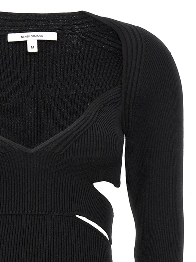 Shop Nensi Dojaka Cut-out Sweater Sweater, Cardigans Black
