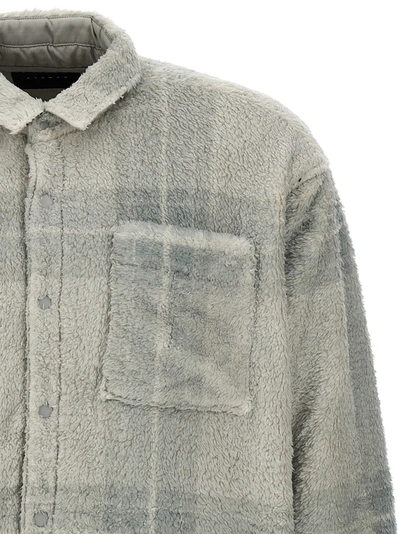 Shop Stampd Plaid Cropped Sherpa Buttondown Casual Jackets, Parka Green