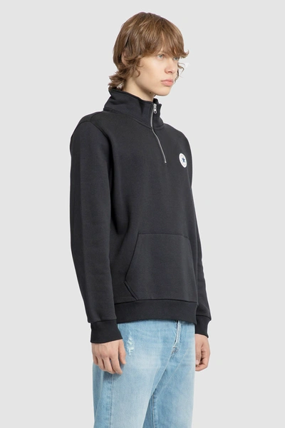 Shop Converse Man Black Sweatshirts