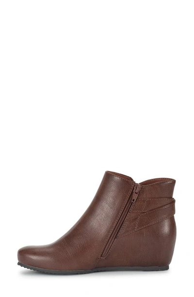 Baretraps Serena Faux Leather Bootie In Oak