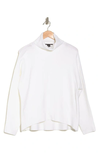 Shop French Connection Turtleneck Sweater In Winter White