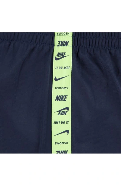 Nike Futura Taping Jogger Set In Midnight Navy