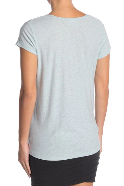 Shop James Perse Deep V-neck T-shirt In Lucite