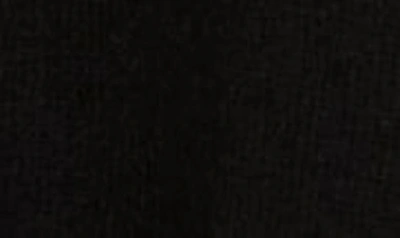 Bobeau Diamond Pattern Shawl Cardigan In Black/ Ivory