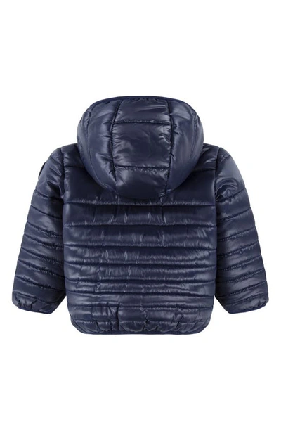 Nike Puffer Zip Jacket In Midnight Navy