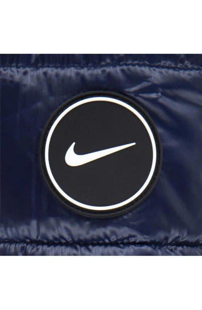 Nike Puffer Zip Jacket In Midnight Navy