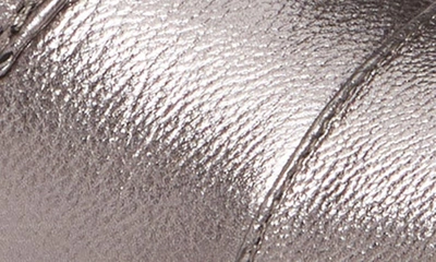 Shop Karl Lagerfeld Pippa Crystal Embellished Platform Boot In Silver Leather