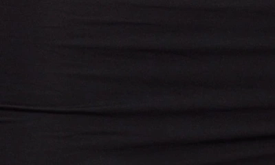 Good American Ruched Maxi Dress In Black
