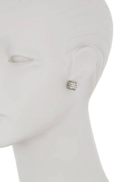 John Hardy Dot Sterling Silver Small Hi-way Earrings In Silver