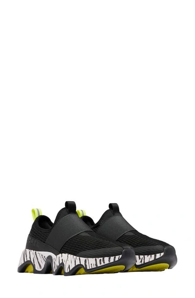 Shop Sorel Kinetic™ Impact Ii Strap Slip-on Sneaker In Black/ Radiation