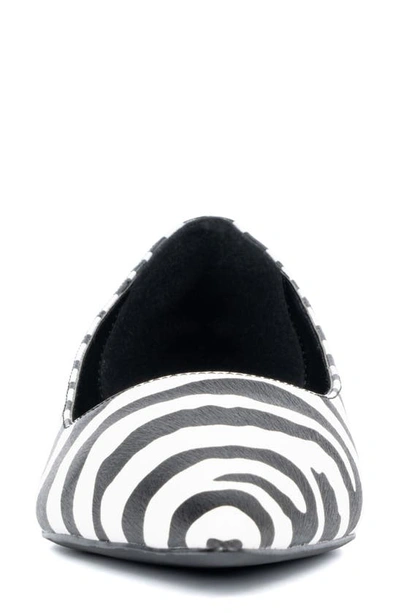 Fashion To Figure Bailey Flat In Zebra