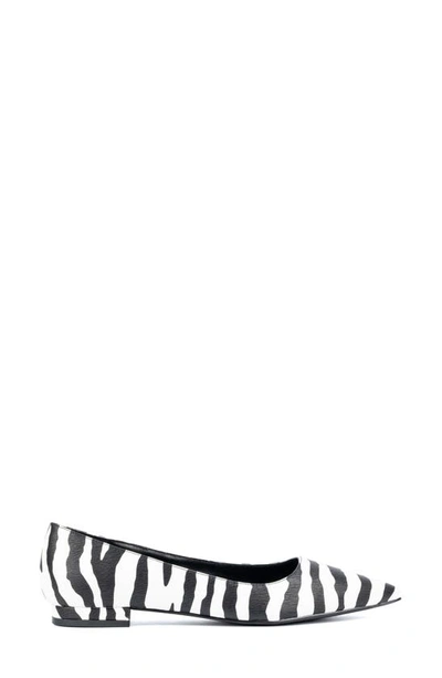 Fashion To Figure Bailey Flat In Zebra