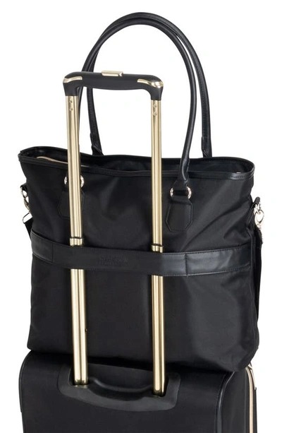 Shop Kenneth Cole Reaction Madison Square Travel Two-piece Set In Black