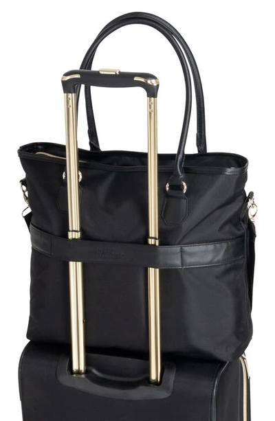Kenneth Cole Reaction Madison Square Travel Two-piece Set In Black