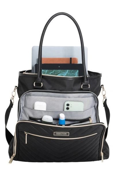 Kenneth Cole Reaction Madison Square Travel Two-piece Set In Black