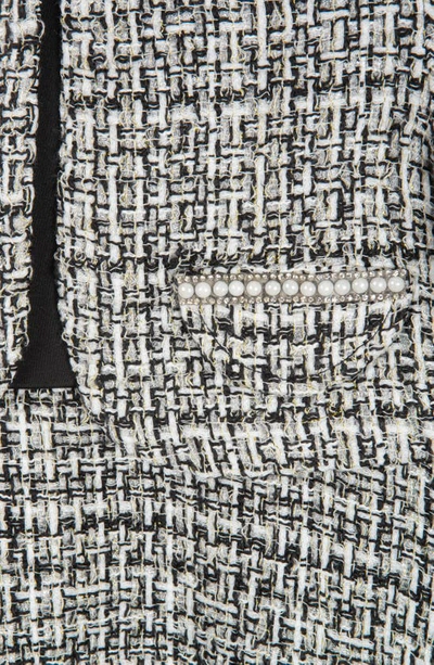 Rare Editions Kids' Bouclé Jacket & Twofer Dress In Black