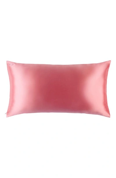 Shop Slip Silk King Pillowcase In Blush