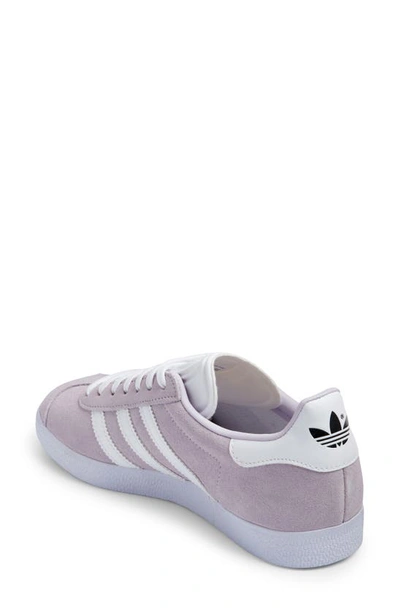 Adidas Originals Gazelle Sneaker In Silver Dawn/ White/ Black | ModeSens