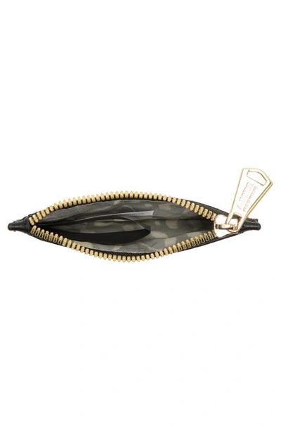Shop Aimee Kestenberg Melbourne Leather Wallet In Black W/ Shiny Gold