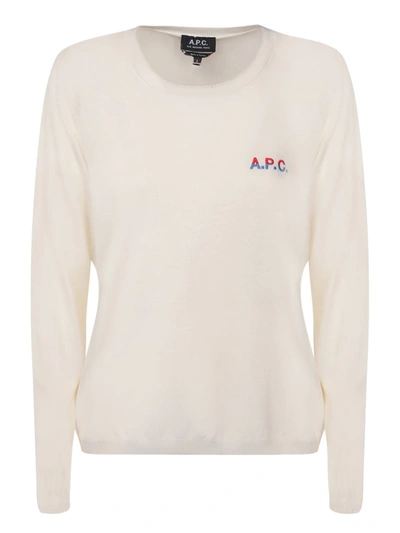 Shop Apc A.p.c. Knitwear In White