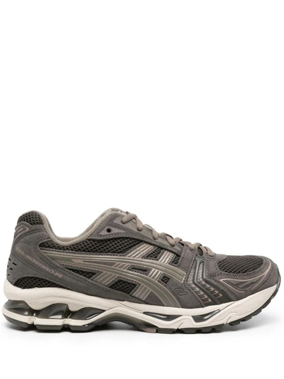 Shop Asics Gel-kayano 14 Sneakers Shoes In Brown