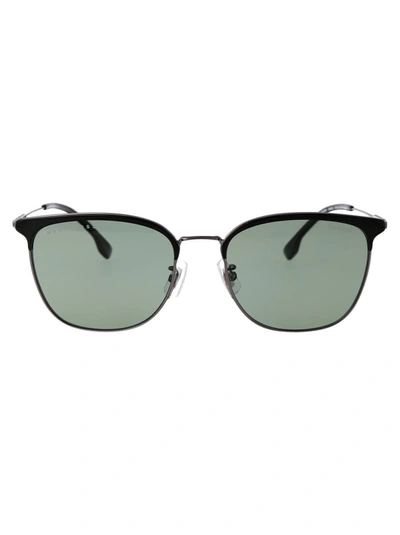 Shop Hugo Boss Boss  Sunglasses In Ansuc Black Dark Ruthenium