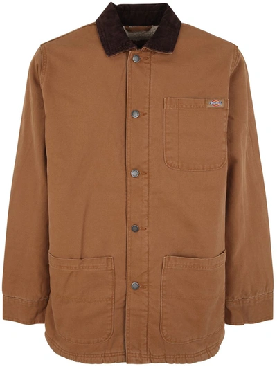 Shop Dickies Duck Canvas Chore Coat Clothing In Brown