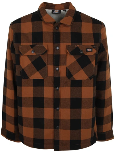Shop Dickies Lined Sacramento Shirt Clothing In Brown