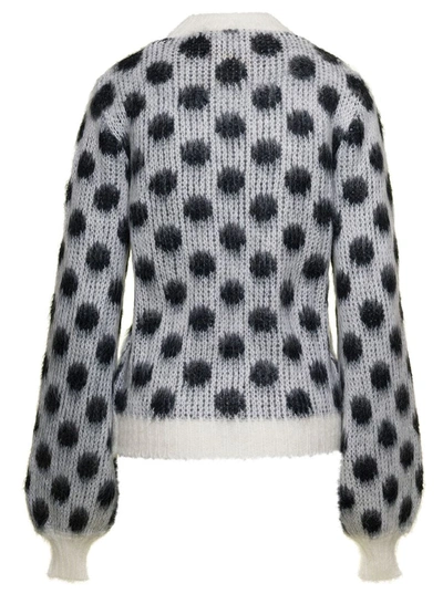 Shop Marni Dot Sweater In Blu