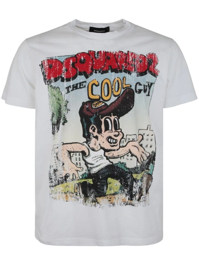 Shop Dsquared2 Cigarette Fit Tee Clothing In White
